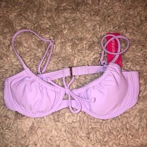 NWT Target light purple bikini top